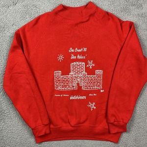 Vintage Ice Palace Crewneck Sno‎ Break 88 Hutchinson MN Sweater Sweatshirt Sz L